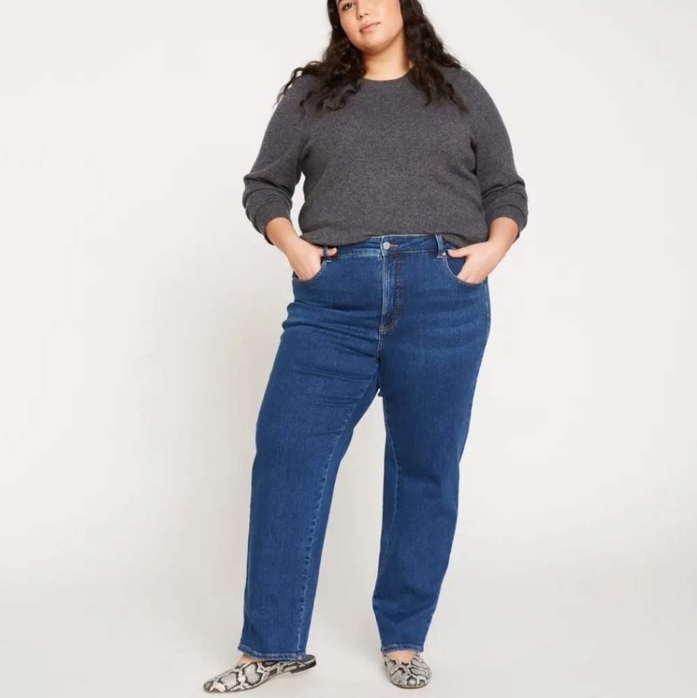 Universal Standard Etta Straight Leg Jeans Size 8 L